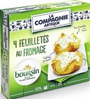 Feuilletés au Fromage Boursin Ail & Fines Herbes surgelés - LA COMPAGNIE ARTIQUE dans le catalogue Casino Supermarchés