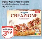 Aktuelle Pizza Angebote bei GLOBUS in Koblenz Aktuelles Original Wagner Pizza Creazione Angebot bei GLOBUS in Koblenz ab 3,99 €