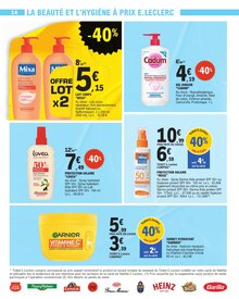 Promotion Soin visage dans le prospectus E.Leclerc, valable du 07/04/2026 au 18/04/2026 Promo Soin visage dans le catalogue E.Leclerc du moment à la page 34