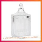 Promo Bonbonniere en verre strie à 2,45 € dans le catalogue B&M à Perpignan