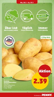 Kartoffeln im aktuellen Penny Prospekt (Chemnitz) Kartoffeln im Penny Prospekt "Wer günstig will, muss Penny." mit 40 Seiten (Chemnitz)