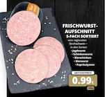 Frischwurst-Aufschnitt im Angebot bei REWE in Erftstadt Frischwurst-Aufschnitt Angebote bei REWE Erftstadt für 0,99 €