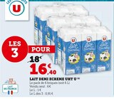 LAIT DEMI ECREME UHT - U en promo chez Super U LAIT DEMI ECREME UHT - U dans le catalogue Super U
