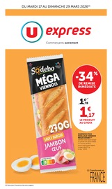Catalogue U Express à Saint-Sauveur-le-Vicomte cette semaine, valable du 17/03/2026 au 29/03/2026 Prospectus U Express à Saint-Sauveur-le-Vicomte, "U Express", 20 pages de promos valables du 17/03/2026 au 29/03/2026