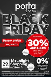 Aktueller porta Möbel Möbel & Einrichtung Prospekt in Nienhagen und Umgebung, "BLACK SALE" mit 1 Seite, 29.11.2024 - 30.11.2024