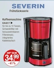 Kaffeemaschine KA4817 im V-Markt Prospekt Kaffeemaschine KA4817 von Severin im aktuellen V-Markt Prospekt für 34,99 €