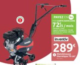Motobineuse thermique MAV80 - INVENTIV - Mr.Bricolage à Aix-en-Provence Motobineuse thermique MAV80 - INVENTIV en promo chez Mr.Bricolage Aix-en-Provence à 289,00 €