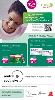 mea - meine apotheke Prospekt Unsere Februar-Angebote mit 4 Seiten