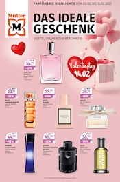 Aktueller Müller Prospekt mit Eau De Parfum, "DAS IDEALE GESCHENK", Seite 1