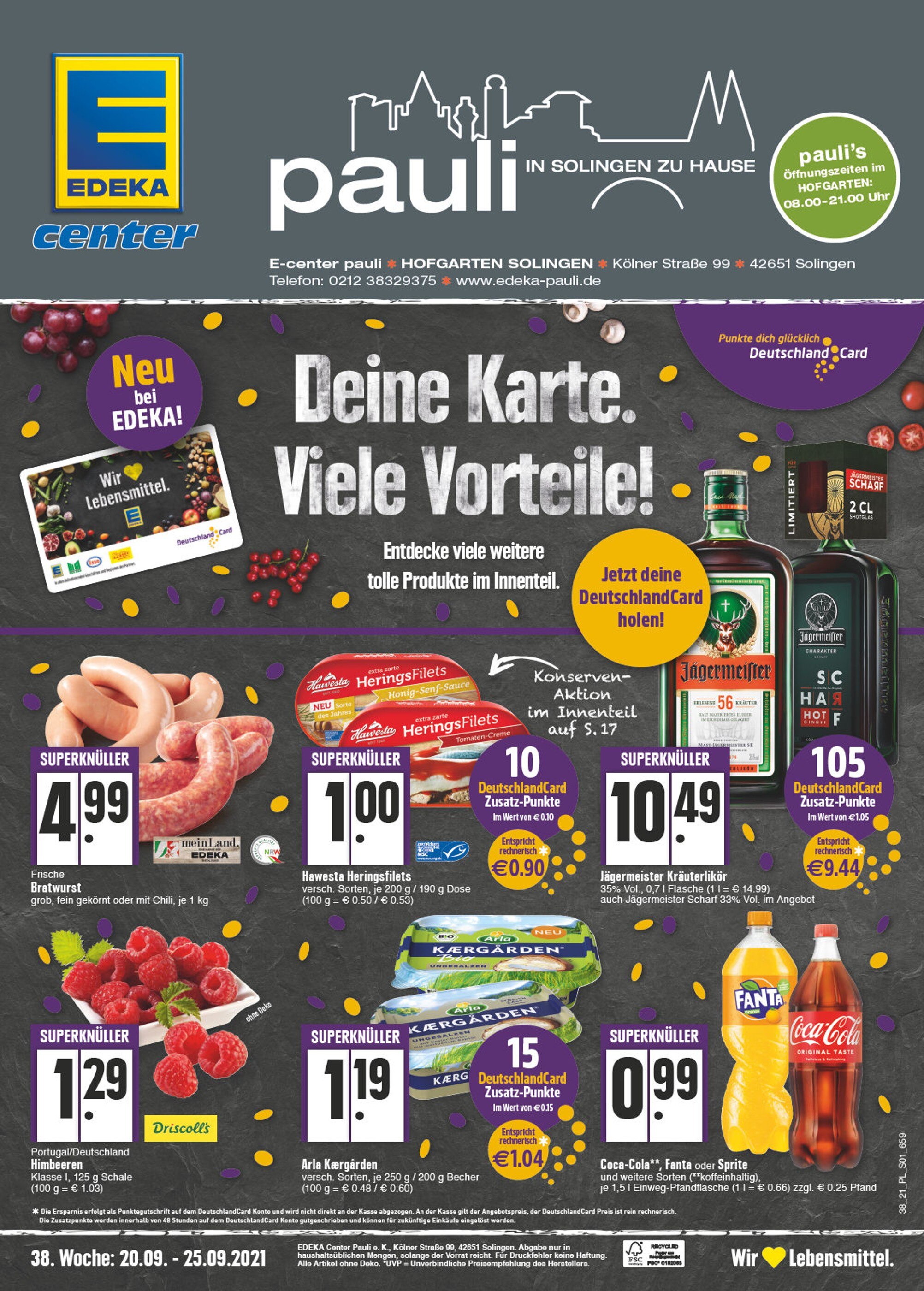 E center Prospekt für Wermelskirchen mit 24 Seiten E center Prospekt für Wermelskirchen: "Aktuelle Angebote", 24 Seiten, 20.09.2021 - 25.09.2021