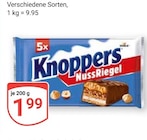 Nussriegel im Angebot bei GLOBUS in Kaiserslautern Nussriegel Angebote von Knoppers bei GLOBUS Kaiserslautern für 1,99 €