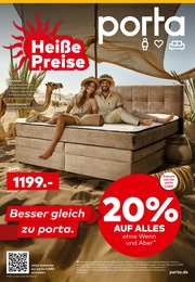 Bett Angebot & Preis im aktuellen porta Möbel Prospekt Bett Angebot im aktuellen porta Möbel Prospekt auf Seite 1