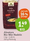 Aktuelles Bio-Mie-Nudeln Angebot bei tegut in Nürnberg ab 1,49 €