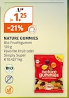 Bio Fruchtgummi im Müller Prospekt Bio Fruchtgummi von Nature Gummies im aktuellen Müller Prospekt für 1,25 €