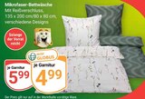 Aktuelle Bettwäsche Angebote bei GLOBUS in Erlangen Aktuelles Mikrofaser-Bettwäsche Angebot bei GLOBUS in Erlangen ab 4,99 €
