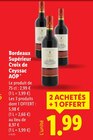 Bordeaux Supérieur AOP - Croix de Ceyssac en promo chez Lidl La Garenne-Colombes à 1,99 €