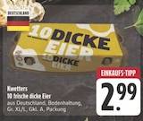 10 frische dicke Eier Angebote von Kwetters bei E center Plauen für 2,99 €
