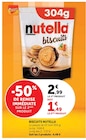 Biscuits - NUTELLA en promo à 1,49 € chez Hyper U Biscuits - NUTELLA dans le catalogue Hyper U
