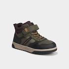 Baskets montantes à scratchs multicolore garçon en promo chez La Halle Baskets montantes à scratchs multicolore garçon dans le catalogue La Halle