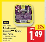 Baba Ganoush von Berlin Like Home für 1,49 € bei EDEKA im Angebot Baba Ganoush von Berlin Like Home im aktuellen EDEKA Prospekt