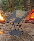 Chaise de camping pliable - ADVENTURIDGE en promo à 13,99 € chez Aldi Chaise de camping pliable - ADVENTURIDGE dans le catalogue Aldi