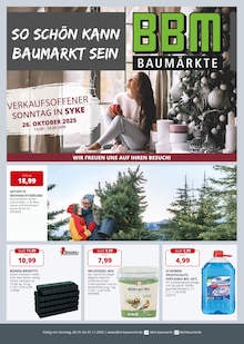 BBM Baumarkt Prospekt der KW 43  "So schön kann Baumarkt sein" Aktueller BBM Baumarkt Prospekt "So schön kann Baumarkt sein" Seite 1 von 16 Seiten