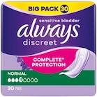 Discreet Inkontinenzeinlagen Big Pack von Always für 3,99 € bei Netto mit dem Scottie im Angebot Discreet Inkontinenzeinlagen Big Pack von Always im aktuellen Netto mit dem Scottie Prospekt