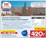 Aktuelles URLAUB IN DER UNESCO WELTKULTURERBE-STADT WISMAR Angebot bei Netto Marken-Discount in Dresden ab 420,00 €