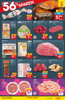 Fleisch im Netto Marken-Discount Prospekt "Aktuelle Angebote" mit 51 Seiten (München)
