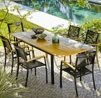 Ensemble table gaya + 6 fauteuils gaya - hyba - Carrefour à Dreux Ensemble table gaya + 6 fauteuils gaya - hyba en promo chez Carrefour Dreux à 399,00 €