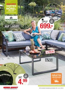 Gartenmöbel im Möbel Borst Prospekt "GARTENMÖBELMarkt" mit 20 Seiten (Ulm)