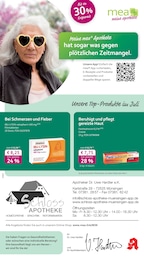 mea - meine apotheke Prospekt: "Unsere Juli-Angebote", 4 Seiten, 01.07.2025 - 31.07.2025