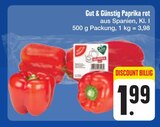 Paprika rot im Angebot bei E center in Dresden Paprika rot Angebote von Gut & Günstig bei E center Dresden für 1,99 €