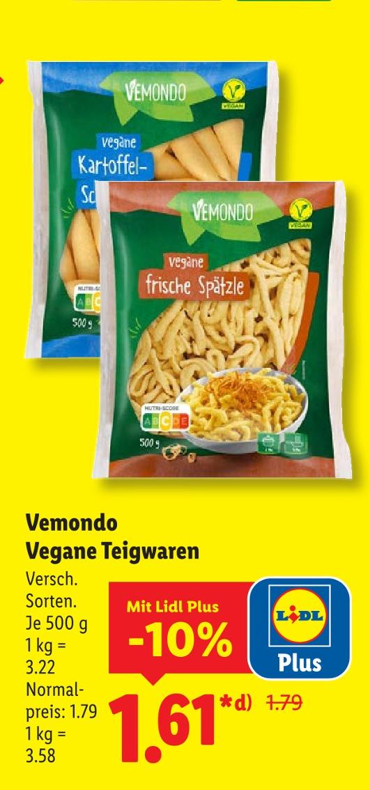 Vegane Teigwaren