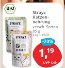 Katzennahrung von Strayz für 1,19 € bei budni im Angebot Katzennahrung von Strayz im aktuellen budni Prospekt