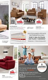 Multipolster Sessel im Prospekt 