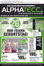 ALPHATECC. Prospekt für St. Wendel mit 12 Seiten ALPHATECC. Prospekt für St. Wendel: "DIE MACHEN‘S EINFACH", 12 Seiten, 30.11.2020 - 05.12.2020