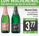Mumm im EDEKA Prospekt Mumm von im aktuellen EDEKA Prospekt für 3,77 €