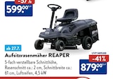 Aufsitzrasenmäher REAPER im Angebot bei ALDI SÜD in Trier Aufsitzrasenmäher REAPER Angebote bei ALDI SÜD Trier für 599,00 €