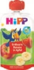 Aktuelles Hippis Bio-Quetschmus Apfel Birne Banane Angebot bei tegut in Jena ab 1,11 €
