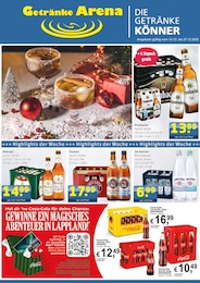 Bier Angebot & Preis im aktuellen Getränke Arena Prospekt Bier Angebot im aktuellen Getränke Arena Prospekt auf Seite 1