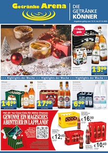 Coca Cola im aktuellen Getränke Arena Prospekt (Bottrop) Coca Cola im Getränke Arena Prospekt "DIE GETRÄNKEKÖNNER" mit 4 Seiten (Bottrop)