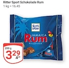 Schokolade Rum Angebote von Ritter Sport bei GLOBUS Brühl für 3,29 €