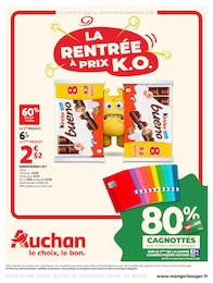 Catalogue Auchan Hypermarché à Althen-des-Paluds, avec 48 pages Prospectus Auchan Hypermarché à Althen-des-Paluds: "LA RENTRÉE À PRIX K.O.", 48} pages, 25/08/2026 - 06/09/2026