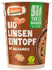 Bio Linsen Eintopf mit Balsamico Angebote von Tress Brüder bei REWE Stuttgart für 2,59 €