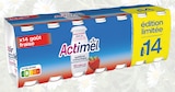 Actimel Yaourt à boire Édition limitée Fraise - DANONE en promo chez Intermarché Hyper Actimel Yaourt à boire Édition limitée Fraise - DANONE dans le catalogue Intermarché Hyper