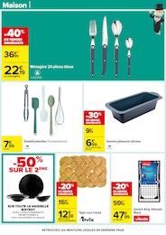 Prix et réduction Tapis dans le prospectus Carrefour en cours Offre Tapis dans le catalogue Carrefour du moment à la page 71