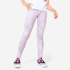 Leggings Mädchen atmungsaktiv - lila bedruckt von DECATHLON im aktuellen Decathlon Prospekt für 12,99 €