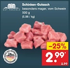 Schinken-Gulasch im Angebot bei Netto Marken-Discount in Stralsund Schinken-Gulasch Angebote von Gut Ponholz bei Netto Marken-Discount Stralsund für 2,99 €