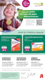 Aktueller mea - meine apotheke Apotheken Prospekt in Denkendorf und Umgebung, "Unsere Dezember-Angebote" mit 4 Seiten, 01.12.2025 - 31.12.2025